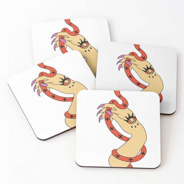 Item preview, Mystical Hand with Red Snake Illustration designed and sold by DailyDoodlesBySumbul.