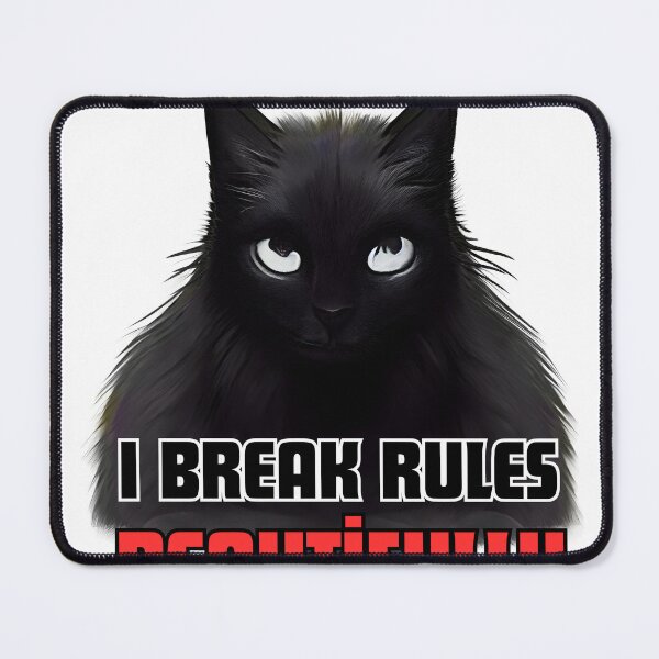 Item preview, I Break Rules Beautifully | Bold Rebel Quote Vintage designed and sold by MagnetStyle.