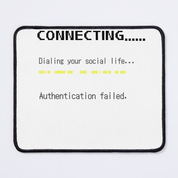 Item preview, Connecting Dialing Your Social Life Funny Retro Dial-Up Internet T-Shirt Sarcasm Tee designed and sold by Glitch&Grin.