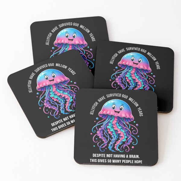 Item preview, Jellyfish Survived 650 Million Years No Brain Funny Gift designed and sold by Martin's_Design.