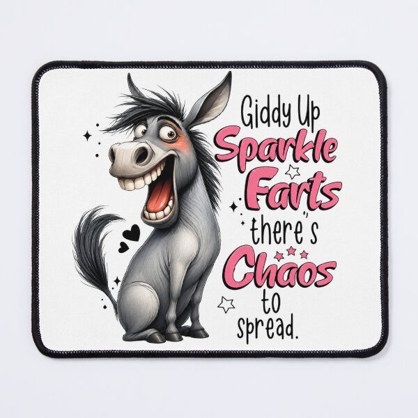Item preview, Giddy Up Sparkle Darts There's Chaos To Spread designed and sold by INKRebelGraphic.