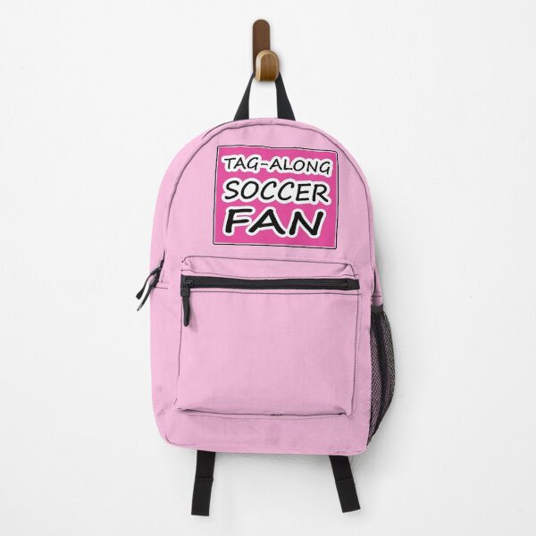 Item preview, Tag-Along Soccer Fan - Words on Pink Background designed and sold by Beachy.