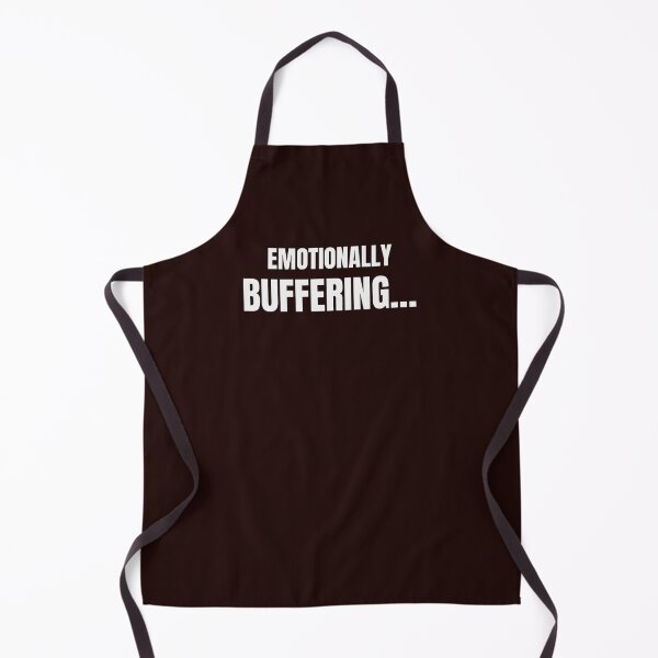 Item preview, Emotionally Buffering – Funny Socially Exhausted & Overwhelmed Quote designed and sold by ArtPer-design.
