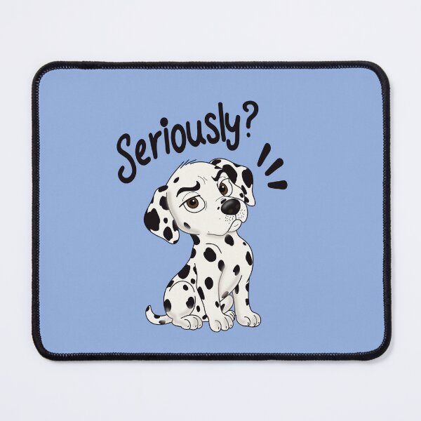 Item preview, Funny Dalmatian Dog Seriously Sarcastic Typography Character Graphic designed and sold by Teenidesign .