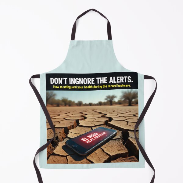 Item preview, El Niño Heat Advisory Weather Alert | Extreme Heatwave Safety and Emergency Health Safeguards designed and sold by Creative-RE.