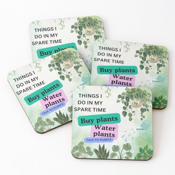 Item preview, Things I Do In My Spare Time Buy Plants Plant Lover Design designed and sold by JupiterLemons.