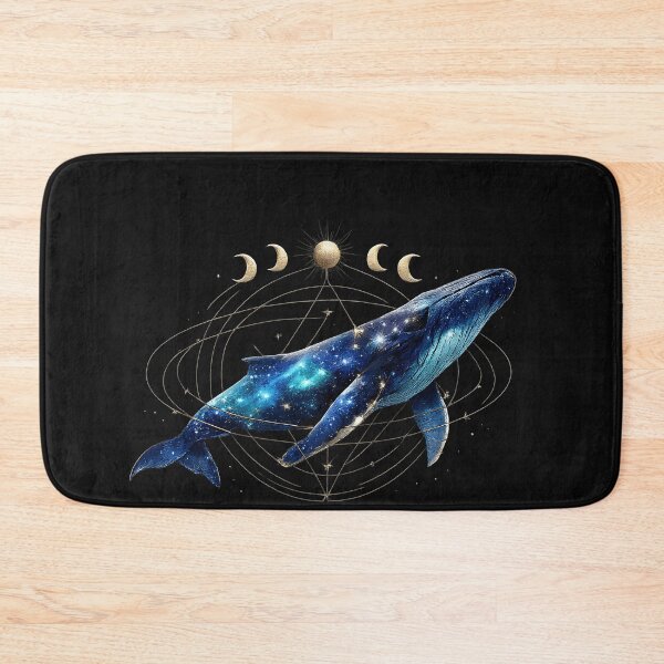 Item preview, Sacred Geometry Humpback Whale Cosmic Celestial Space designed and sold by EXATEES  ⭐⭐⭐⭐⭐.