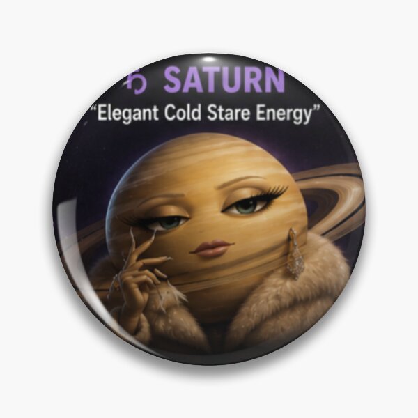 Item preview, SATURN- ELEGANT COLD STARE ENERGY designed and sold by PLANET GOSSIP.