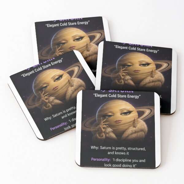 Item preview, SATURN- ELEGANT COLD STARE ENERGY designed and sold by PLANET GOSSIP.
