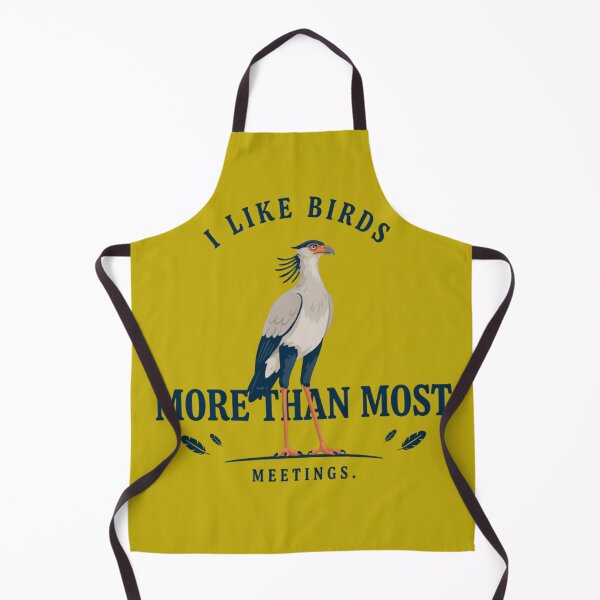 Item preview, Secretary Bird I Like Birds More Than Most Meetings African Wildlife designed and sold by Max Store.