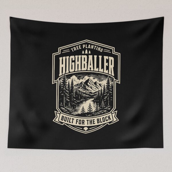 Item preview, Highballer Tree Planting Forest Badge designed and sold by Dago345.