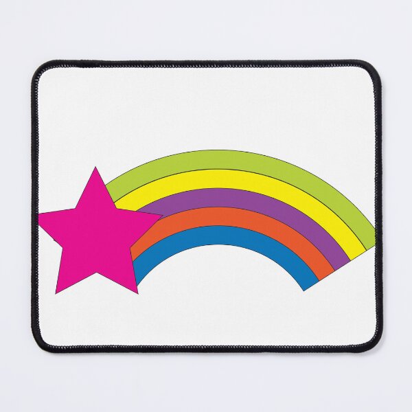 Item preview, Cute Neon Pink Star Rainbow Graphic designed and sold by ValeriesGallery.