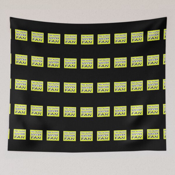 Item preview, Tag-Along Soccer Fan - Words on Yellow Background designed and sold by Beachy.