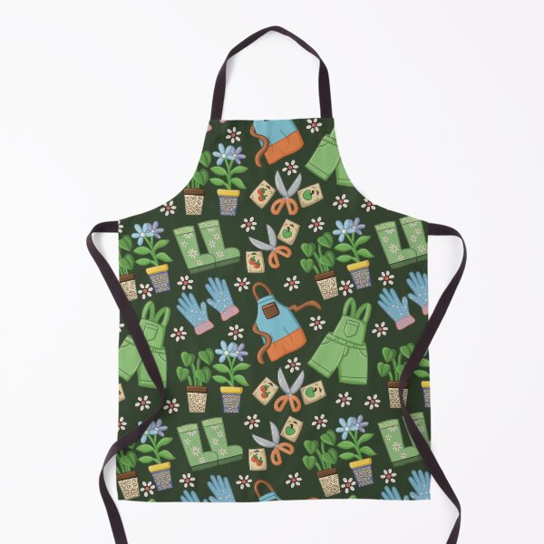 Item preview, Cute Gardening Tools & Potted Plants Seamless Pattern designed and sold by creartdsign.