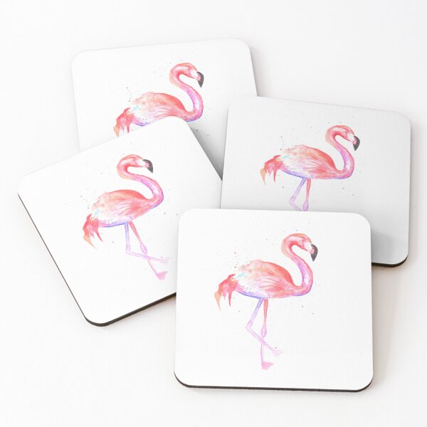 Item preview, Fabulous Flamingo - Watercolor designed and sold by HeyFritters' Redbubble Shop.