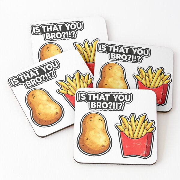 Item preview, Is That You Bro Funny Potato and French Fries Joke Design | Food Humor Graphic designed and sold by GarnerSupplyCo.