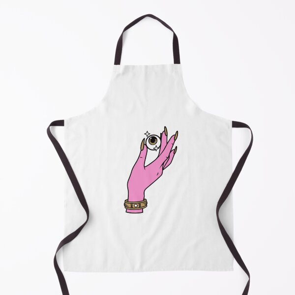 Item preview, Mystical Pink Hand Holding Eye Illustration designed and sold by DailyDoodlesBySumbul.