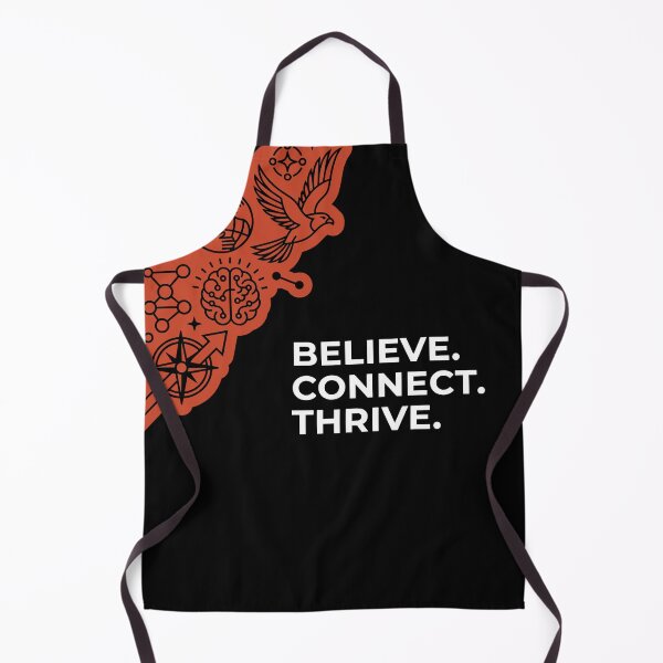 Item preview, Believe Connect Thrive - Growth Mindset Minimalist Tech Aesthetic designed and sold by alishairjanjua.