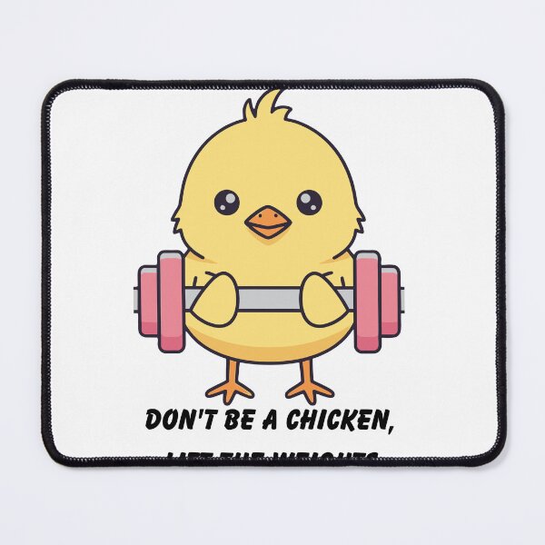 Item preview, Funny Gym Motivation Tee | Don't Be A Chicken Workout Shirt | Unisex Fitness Apparel designed and sold by Henrysink.