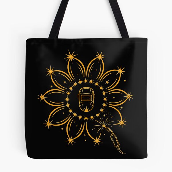 Item preview, Sunflower Welder | Welding Sparks Sunflower Design for Women designed and sold by RusticMeadow.