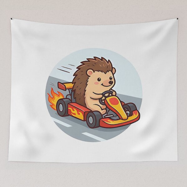 Item preview, go cart cute racing boy designed and sold by sirenssa.