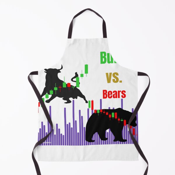 Item preview, Bulls vs Bears Trading Art — Candlestick Chart — Stock Market Gift for Traders designed and sold by Bullrunprints.