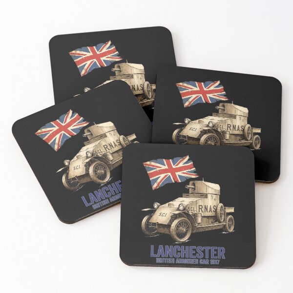 Item preview, Classic Lanchester Armored Car 1917 Military Art designed and sold by flamini.