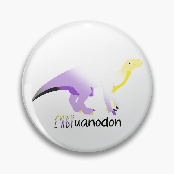Item preview, Enbyuanodon (non binary Pride Dino) designed and sold by Becky-Marie.