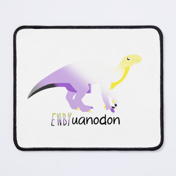 Item preview, Enbyuanodon (non binary Pride Dino) designed and sold by Becky-Marie.