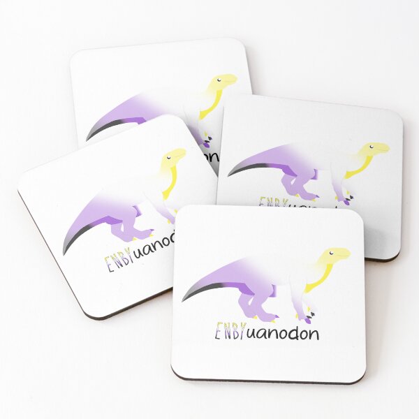 Item preview, Enbyuanodon (non binary Pride Dino) designed and sold by Becky-Marie.