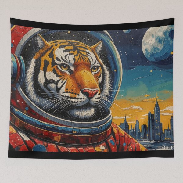 Item preview, TIGERS IN SPACE-3 designed and sold by truthtopower.