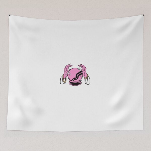 Item preview, Mystical Crystal Ball with Hands Illustration designed and sold by DailyDoodlesBySumbul.