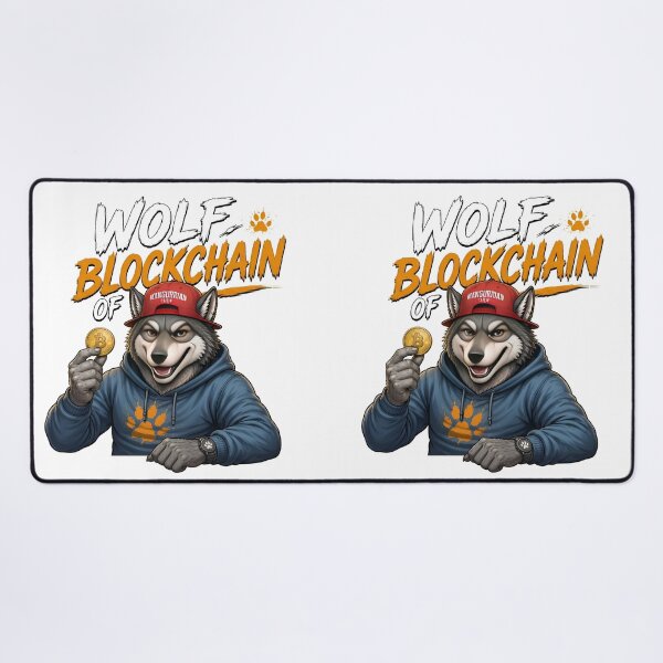 Item preview, wolf of Blockchain designed and sold by Mangurrian Shop.