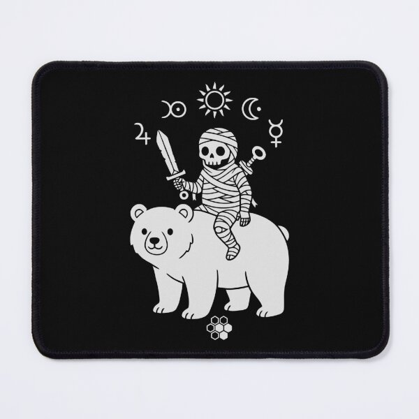 Item preview, Fantasy Mummy Riding Polar Bear designed and sold by Amir Faysal.