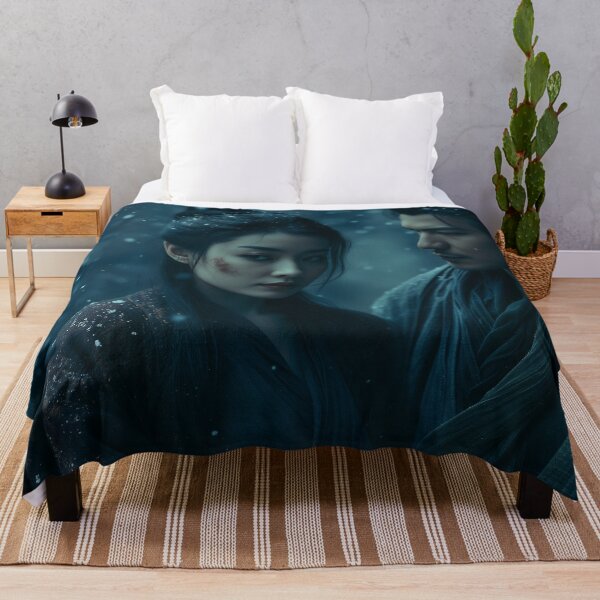 Item preview, Lanterns Beneath the Falling Snow designed and sold by oanaunciuleanu.