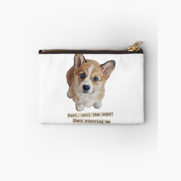 Item preview, Funny Corgi - "Psst, Call The Cops, She's Starving Me designed and sold by Contrast-Factory.