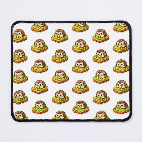 Item preview, Cute Green Avocado Toast Sourdough Hedgehog Food Sticker designed and sold by yanejoy.