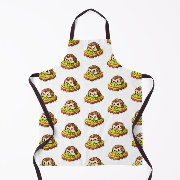 Item preview, Cute Green Avocado Toast Sourdough Hedgehog Food Sticker designed and sold by yanejoy.