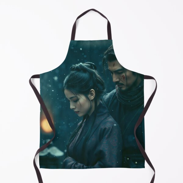 Item preview, Lanterns Beneath the Falling Snow designed and sold by oanaunciuleanu.