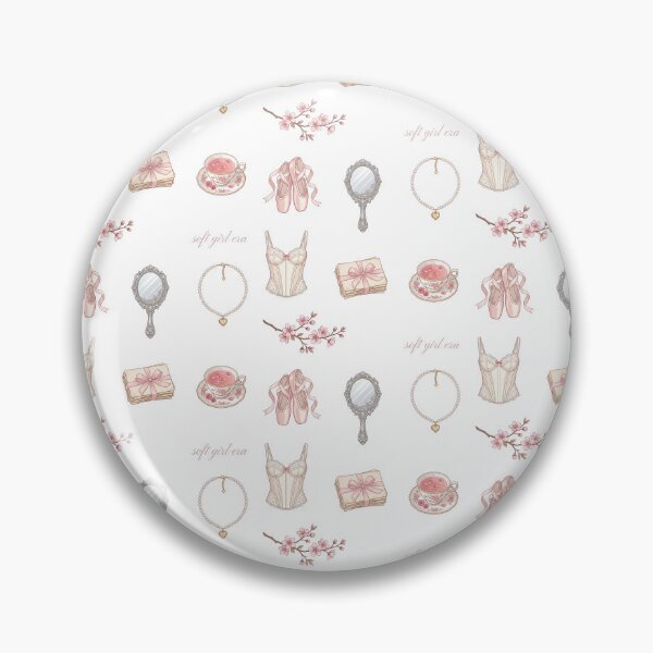 Item preview, Coquette Aesthetic Balletcore Vintage Soft Girl Graphic Art designed and sold by Osmose-Studio ⭐⭐⭐⭐⭐.