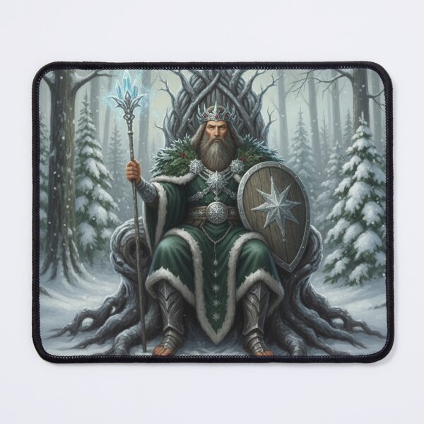 Item preview, Holly King Winter Solstice Yule Art Star Shield designed and sold by Englandbear.