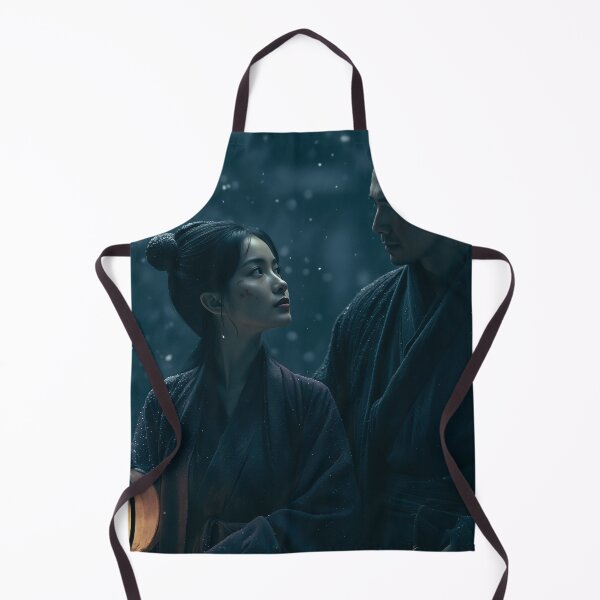 Item preview, Lanterns Beneath the Falling Snow designed and sold by oanaunciuleanu.