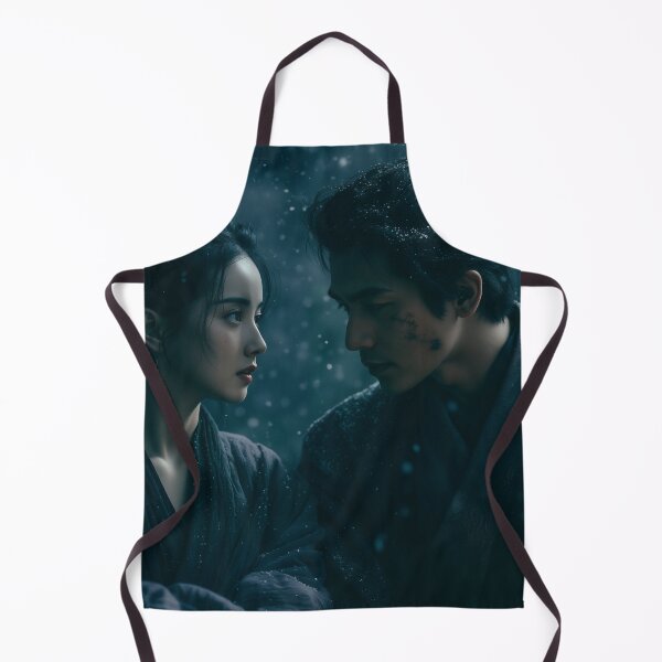 Item preview, Lanterns Beneath the Falling Snow designed and sold by oanaunciuleanu.