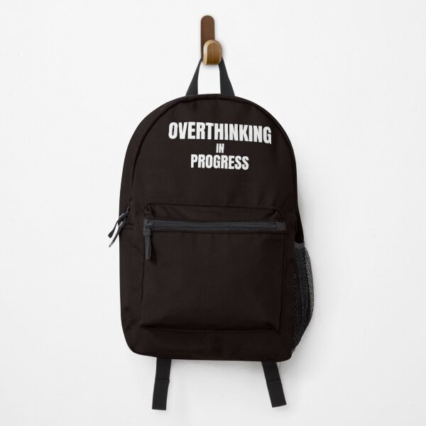 Item preview, Overthinking In Progress – Funny Overthinker & Anxiety Quote designed and sold by ArtPer-design.