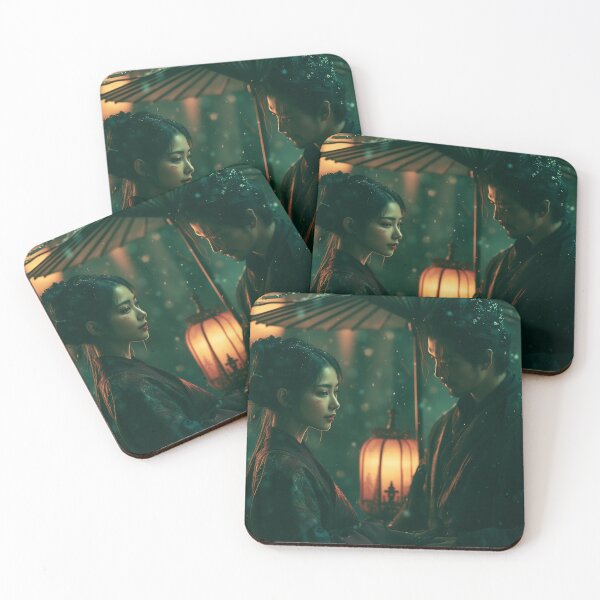 Item preview, Lanterns Beneath the Falling Snow designed and sold by oanaunciuleanu.