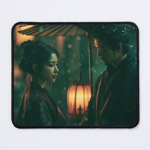 Item preview, Lanterns Beneath the Falling Snow designed and sold by oanaunciuleanu.