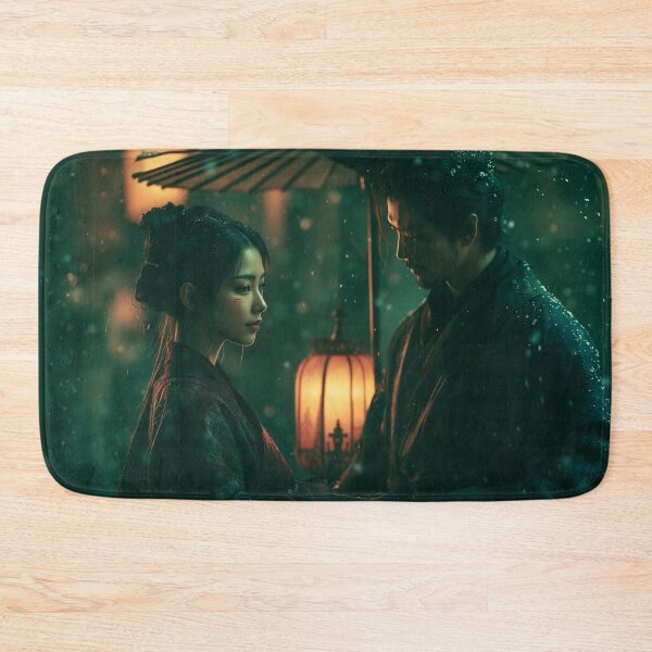 Item preview, Lanterns Beneath the Falling Snow designed and sold by oanaunciuleanu.