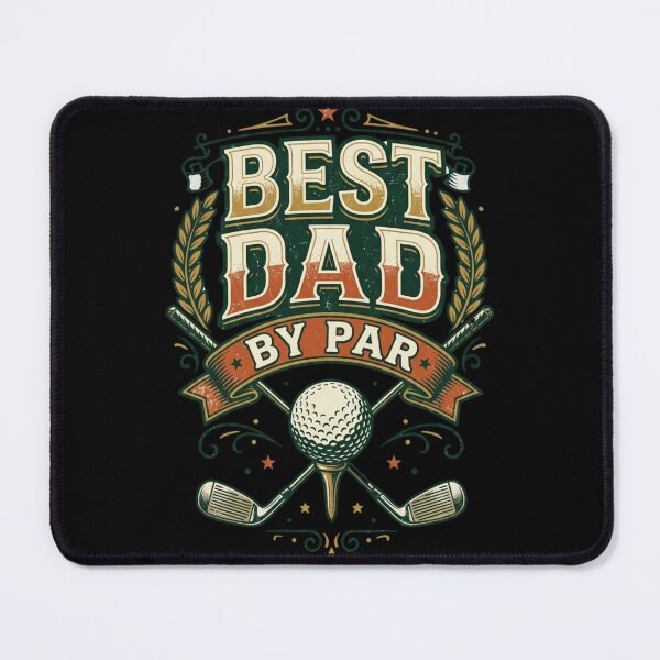 Item preview, Best Dad By Par Vintage Golf Shield designed and sold by PACS0011.