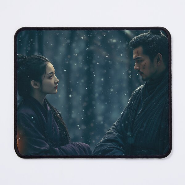 Item preview, Lanterns Beneath the Falling Snow designed and sold by oanaunciuleanu.