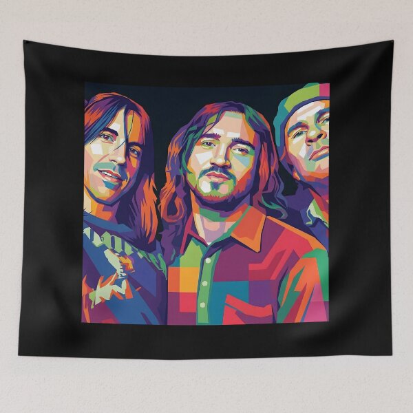 Item preview, Red Hot Chili Peppers Pop Art designed and sold by fiverofthebox.